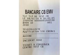 incident 060 sur TPE ingénico